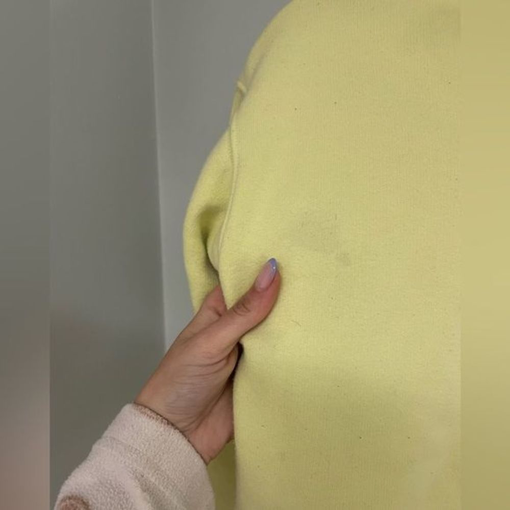 TNA Neon Yellow Perfect 1/4 Zip Sweatshirt - Picture 5 of 5